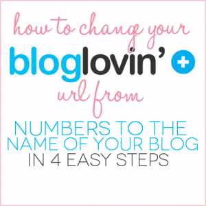 Easy tutorial from The Vintage Modern Wife on changing your Bloglovin' URL! I'm so glad I pinned this!