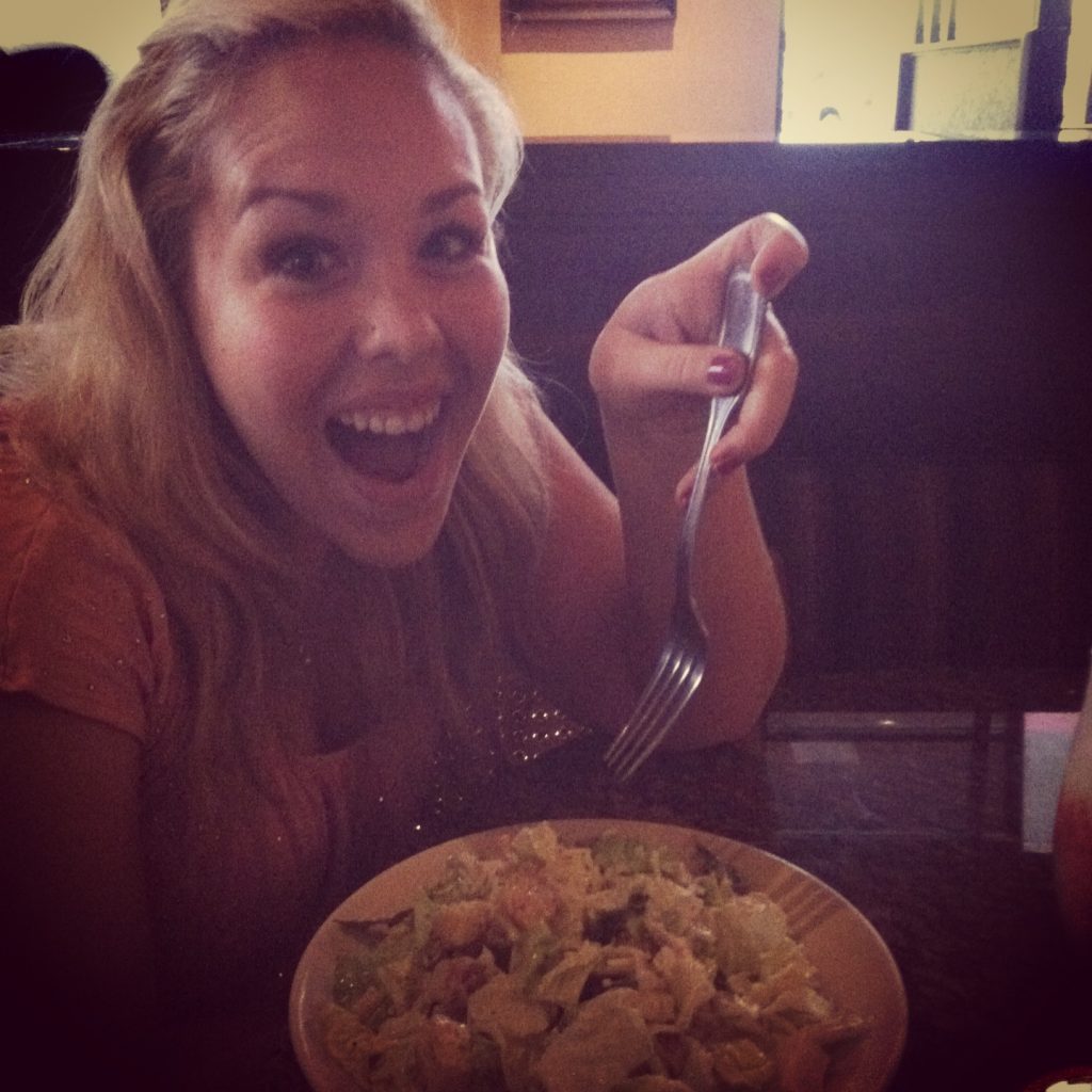 You may or may not have seen this on Instagram and I may or may not have been chowing down