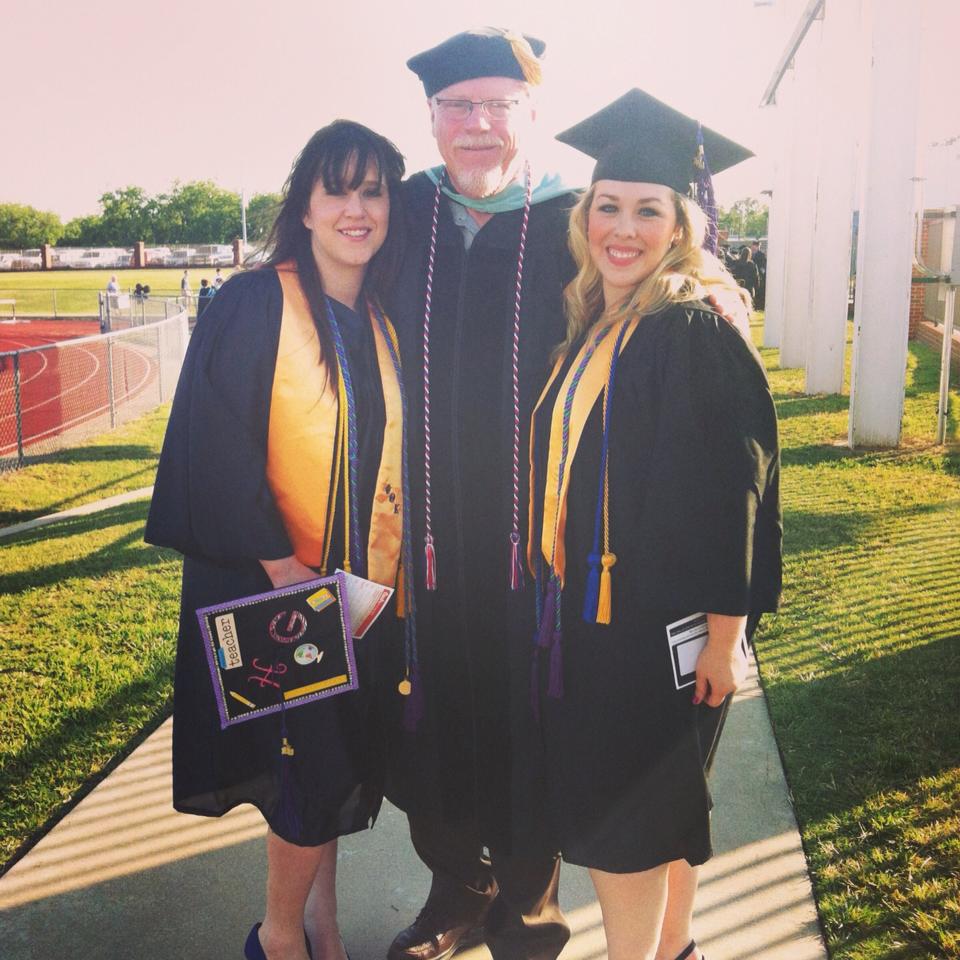 Hollie and I with Dr. Harris