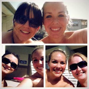 The VMW and friends at the pool