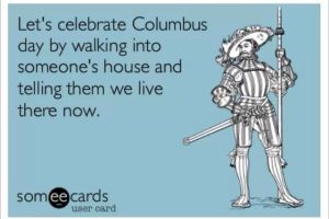 Columbus Day Someecard