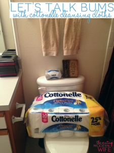 Cleansing Cloths make sense for babies. When did they stop making sense for adults? Oh wait. They didn’t. See how The VMW stays clean for herself (and that OBGYN!) #Cottonelle #LetsTalkBums #sp