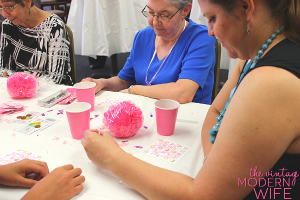 Baby Bingo and Scratch Off the Bottle games were a huge hit at this pink baby shower. These baby shower games are easy and fun!