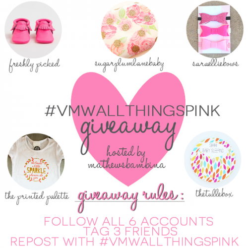 SO excited for the #VMWallthingspink giveaway on The Vintage Modern Wife's blog! I want to win so badly!