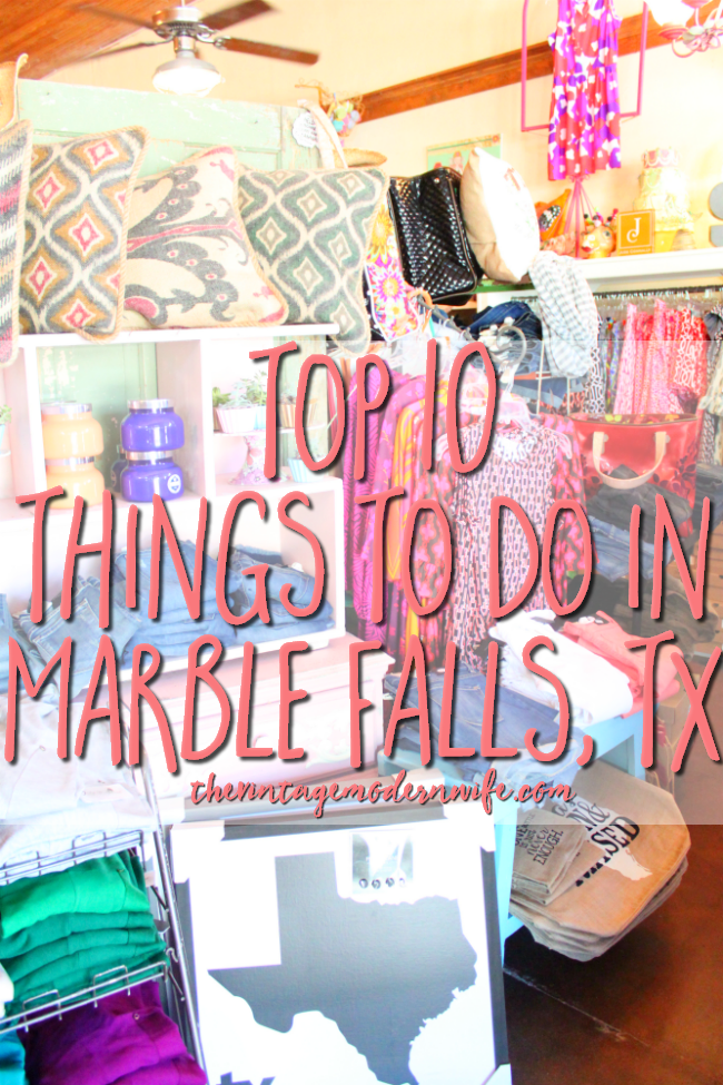 Looking for fun things to do in the Texas Hill Country? Check out these top 10 things to do in Marble Falls, Texas and pay them a visit! #VMWinMarbleFalls