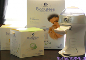 Looking for a way to cut down bottle making time? The BabyNes is a Keurig-type machine for babies and is AMAZING! Definitely perfect for baby registry gifts! #SmartNutrition, #BabyNes, #feedingbaby