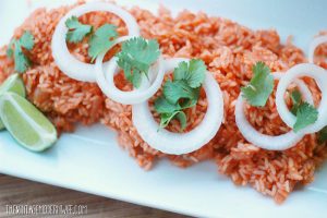 Want to make Mexican Rice but don't have the time? Check out this 10 Minute Mexican Rice recipe from The Vintage Modern Wife! It's so delicious! #ProntoPerfectRice