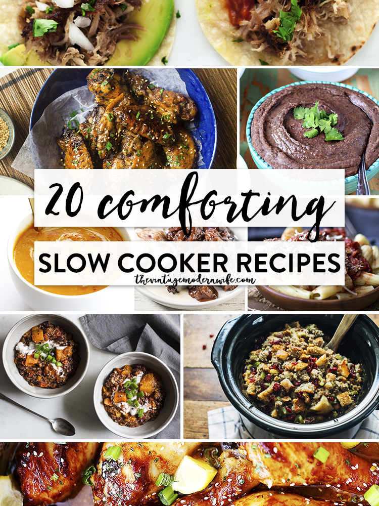 Looking for slow cooker recipes? This comforting collection has so many amazing recipes, you won't want to cook without a slow cooker again!