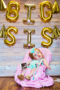 Love this sweet baby announcement for a big sister!