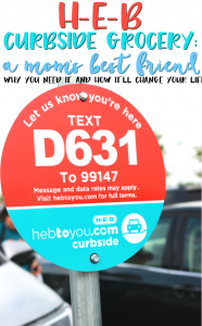 H-E-B Curbside Grocery is a mom's best friend! See how easy it is and how you can get curbside service for FREE! #ad #HEBtoyou