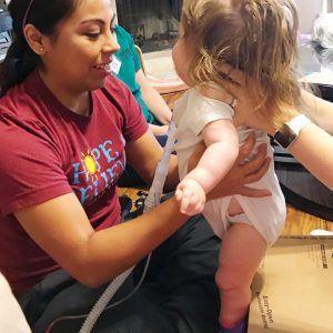 Addie getting therapy
