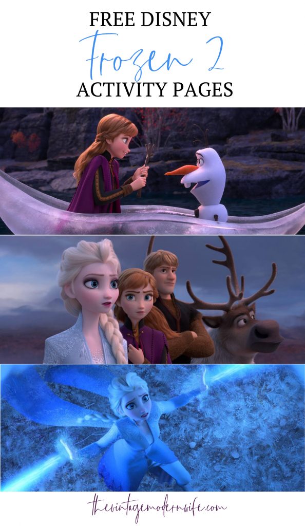 Looking for Frozen 2 activities? Check out these FREE printable activity sheets!