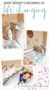 Wondering why Beddy's bedding is life changing? It's literally so easy a toddler can make their own bed with ease! This is definitely a must have for every house with kids of all ages!