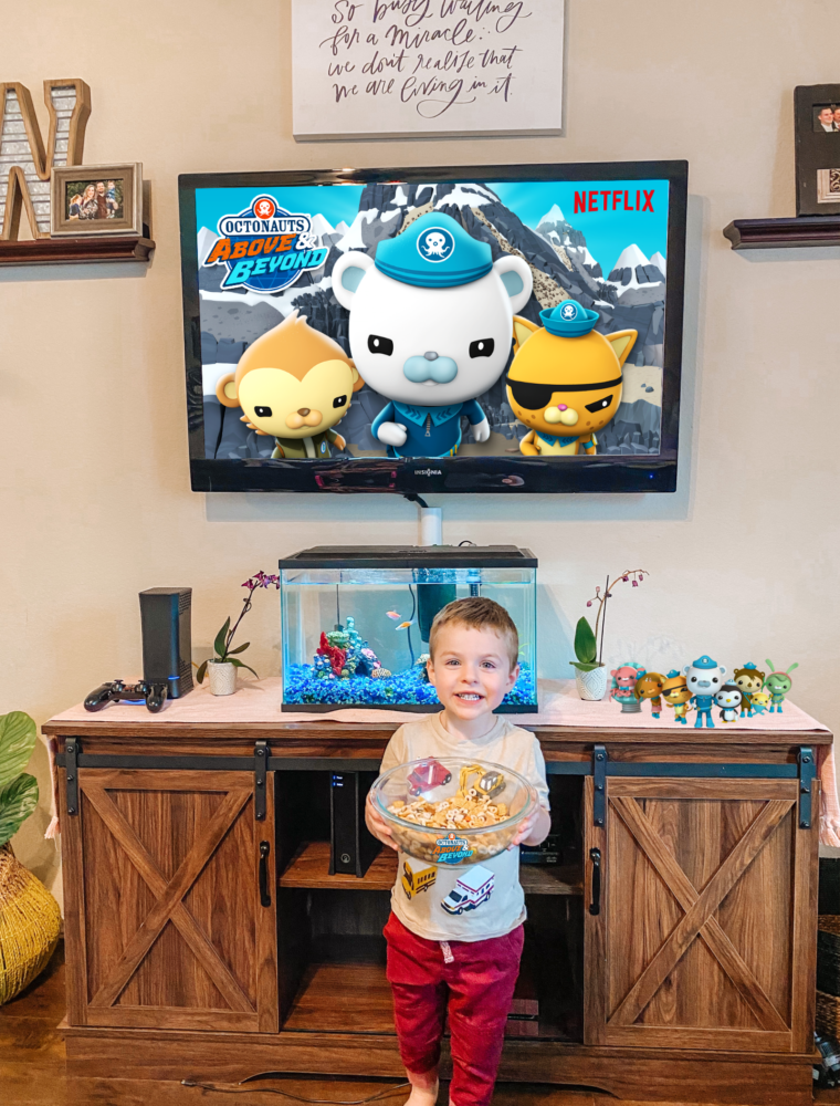 Looking for something fun to watch on Netflix? Don't miss Octonauts Above & Beyond, and enjoy with this tasty Adventure Mix & Bingo printable!